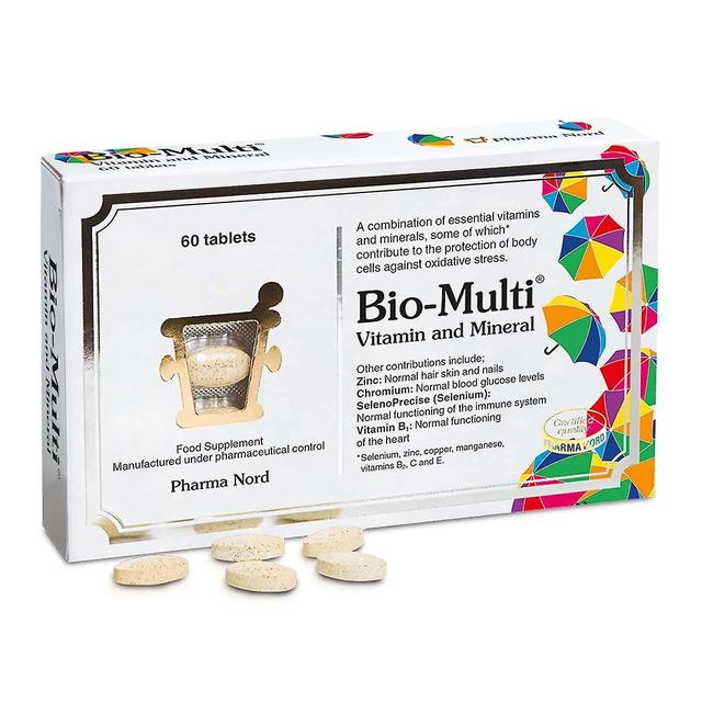 Pharma Nord Bio-Multi Vitaminer og Mineraler - 60 Kapsler on Productcaster.