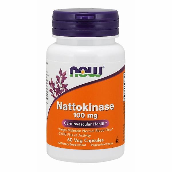 Now Foods Nattokinase, 100 mg, 60 Vcaps (Opakowanie 2) on Productcaster.