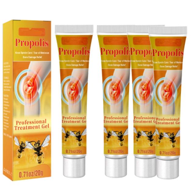 Bee Venom Serum - Joint Care Cream for Pain Relief, Bone Damage Repair | Propolis Treatment Gel 4pcs-80g on Productcaster.