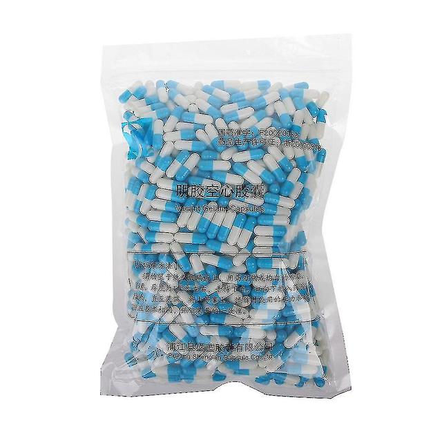 Mike 1000pcs gelatina cápsulas vacías cápsulas huecas de gelatina vacías para la cápsula de la píldora 0 # on Productcaster.