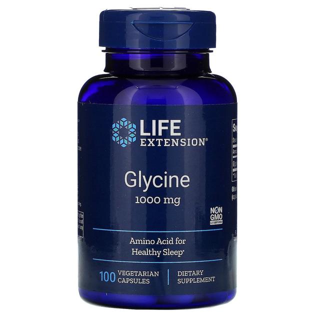 Life Extension, Glycin, 1.000 mg, 100 vegetarische Kapseln on Productcaster.