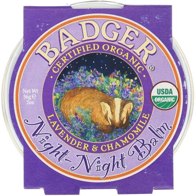 Badger Company, Organic, Night-Night Balm, Lavender & Chamomile, 2 oz (56 g) on Productcaster.