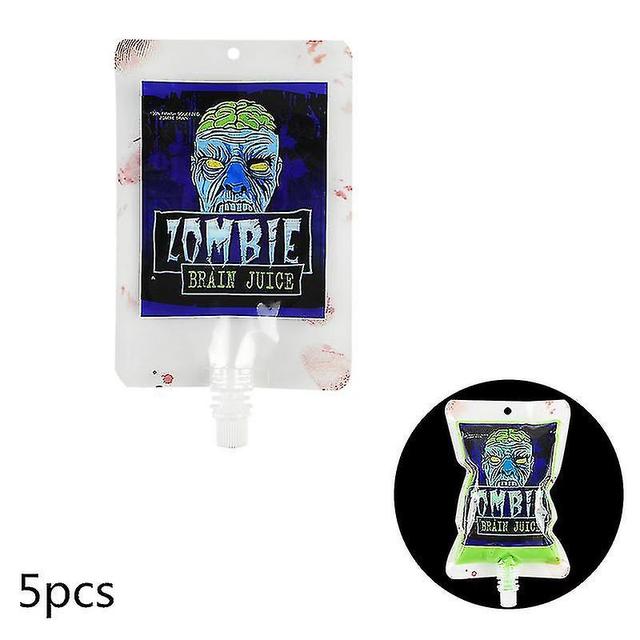 Blood Bag 400ml Pvc Food Grade Drink Bag For Haloween Party Decor Horror Props Cosplay Vampire Blood Pouch Energy Pack123 B03 on Productcaster.