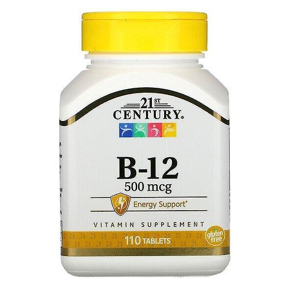 21st Century Século 21, B-12, 500 mcg, 110 comprimidos on Productcaster.