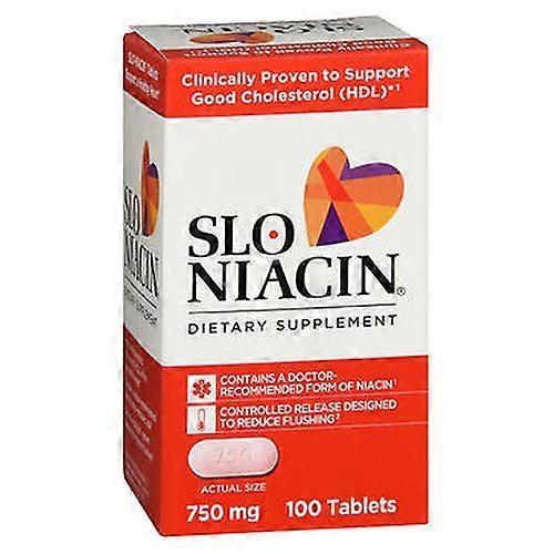 Thera-Gesic Slo-Niacin, 750 mg, 100 Tabs (Pack of 1) on Productcaster.