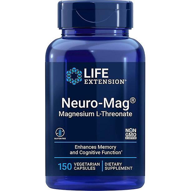 Life Extension Livsforlængende neuro-mag magnesium l-threonat, 150 vegetariske kapsler on Productcaster.