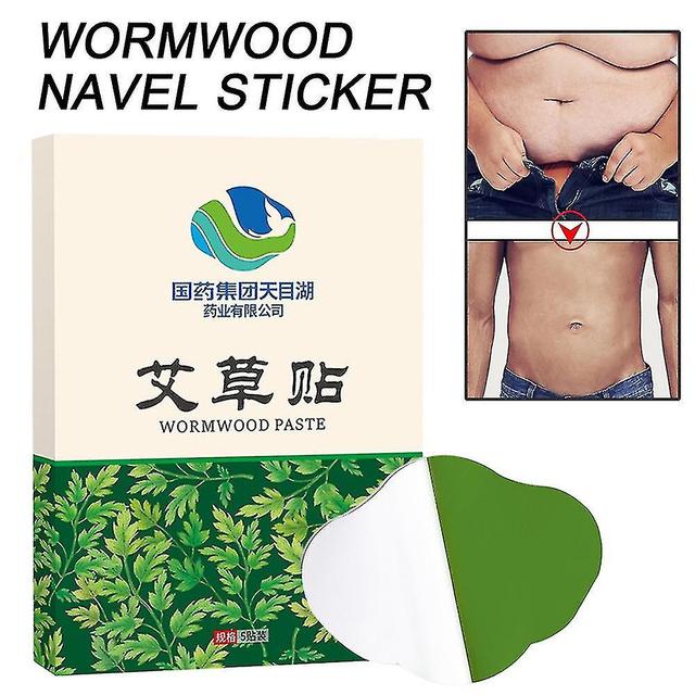 5pcs Wormwood Belly Button Paste Eliminates Beer Belly Loses Fat And Weight on Productcaster.