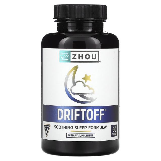 Zhou Nutrition, Driftoff, Soothing Sleeping Formula, 60 Capsules on Productcaster.