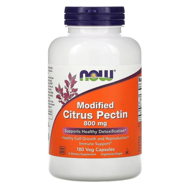 NOW Foods, Modified Citrus Pectin, 800 mg, 180 Veg Capsules on Productcaster.