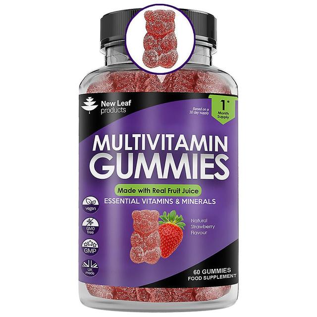 New Leaf Multivitamin gummies for adults essential daily chewable vitamins & minerals vegan on Productcaster.