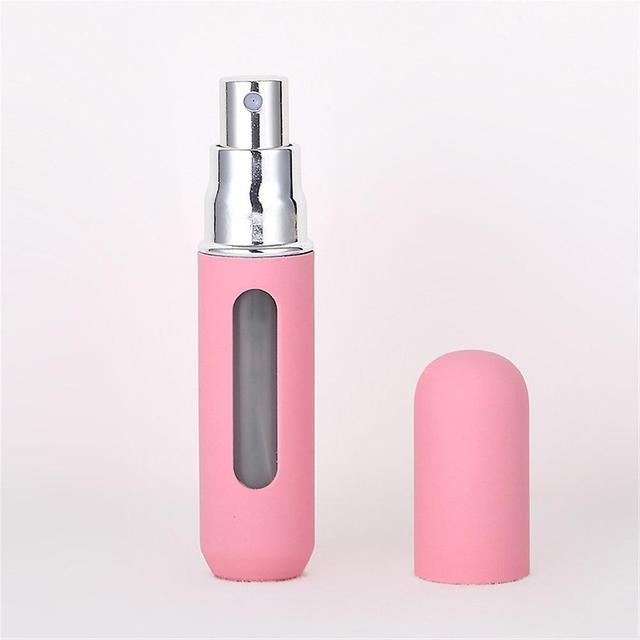 5ml Candy Color Mini Parfyme Refill Bottle Sub-tapping Liquid Kosmetikk Beholdere Spray Refillable Bottle Atomizer For Travel rosa forstøver on Productcaster.