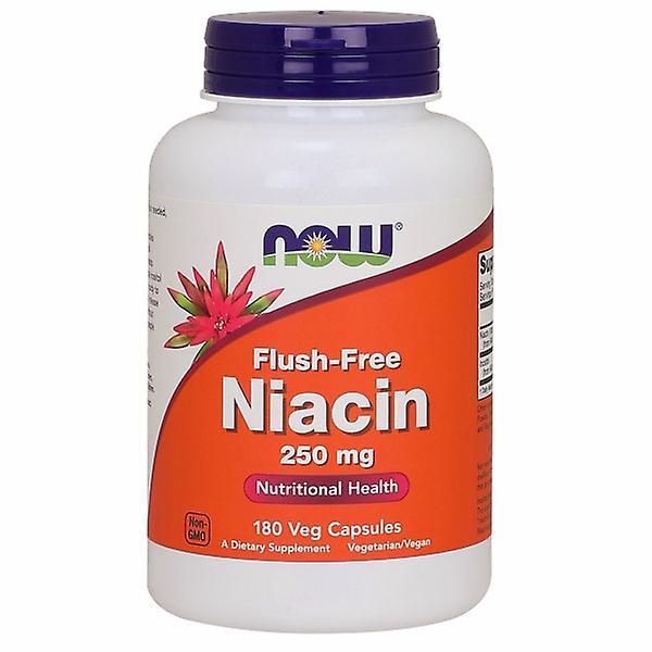 Now Foods Niacin, FLUSH FREE 250 mg, 180 Caps (Pack of 3) on Productcaster.