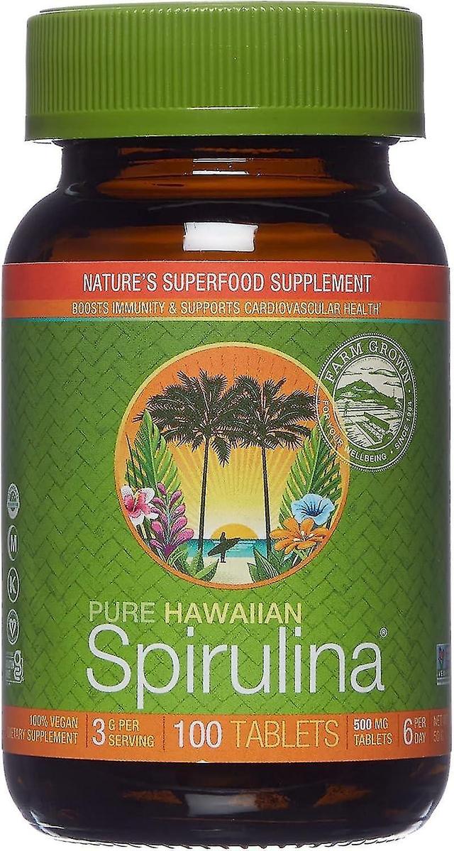 Pure Hawaiian Spirulina 100 tabliet on Productcaster.