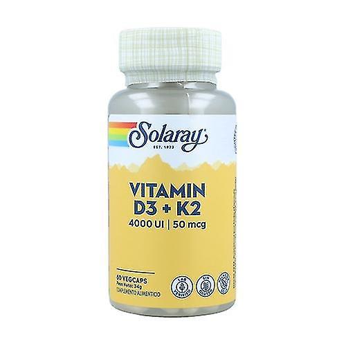 Vitamin D3 + K2 60 pflanzliche Kapseln on Productcaster.