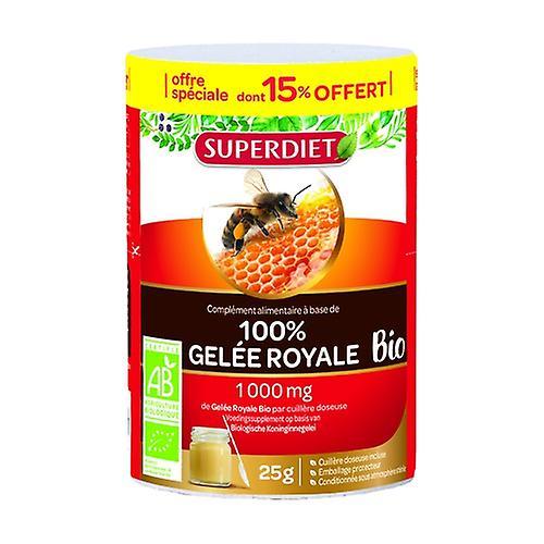 Super Diet Organic royal jelly - 25g jar including 15% free 25 g on Productcaster.