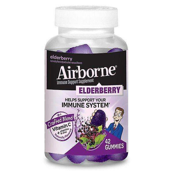 Airborne Vzduchom prenášané bazové gummies, 42 počtov - 750 mg vitamínu C - bezlepkový doplnok imunitnej podpory a vysoký obsah antioxidantov (bale... on Productcaster.