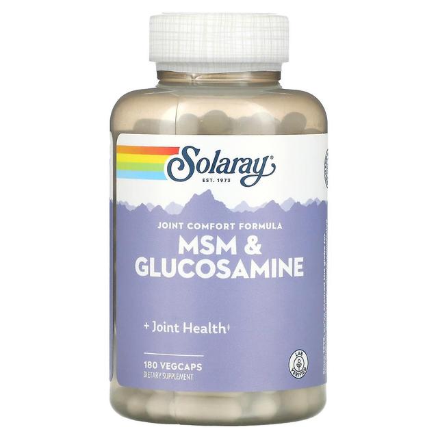 Solaray, MSM e Glucosamina, 180 VegCaps on Productcaster.