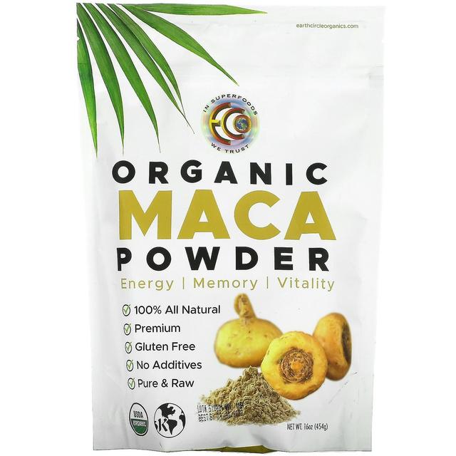 Earth Circle Organics, Økologisk Maca Pulver, 16 oz (454 g) on Productcaster.