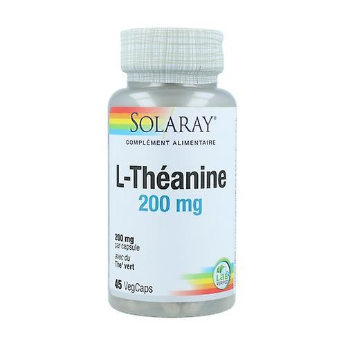 Solaray L-Theanine 200 mg 45 capsules on Productcaster.