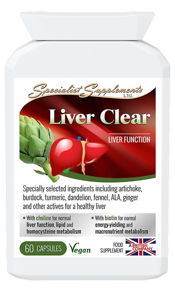 Specialist supplements liver clear 60's on Productcaster.