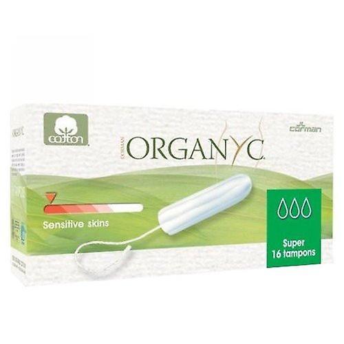 Organyc Non-Applicator Super Tampony, 16 Count (Opakowanie 1 szt.) on Productcaster.