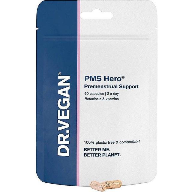 DR.VEGAN Dr Vegan PMS Hero Premenstrual Support Capsules 60 on Productcaster.