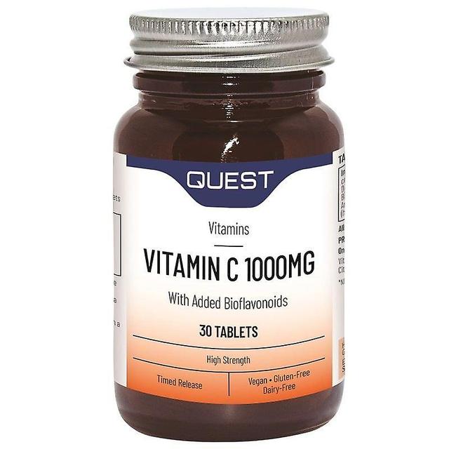 Quest Vitamins Quest vitaminer Vitamin C 1000mg tidsindstillede frigivelse faner 30 (601310) on Productcaster.