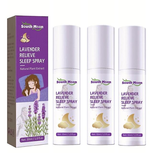 3pcs Sommeil + Anxiété Oreiller Spray Huile Essentielle Sommeil Spray Lavande on Productcaster.