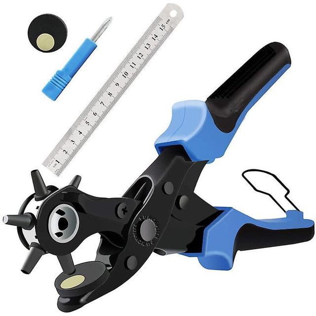 Cookie Cutter Punch Pliers With Free 2 Extra Large Punch Plates And Handy Ruler, Multi Size Tablet Pliers on Productcaster.