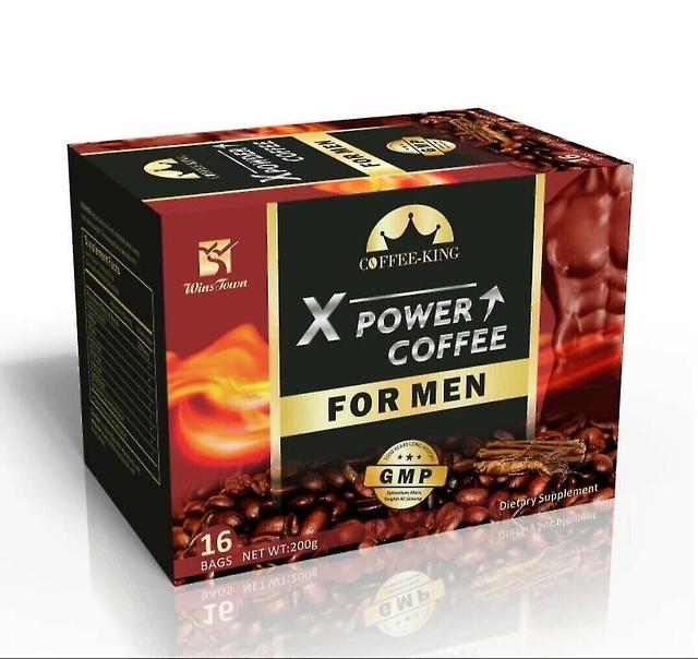 Bizcj Vitality Infusion - X Power Coffee For Men Ginseng Maca Relieve Stress Energy Sexual Desire 16pc/box on Productcaster.