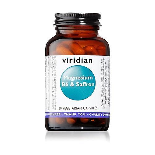 Viridian Magnesium, B6 and saffron 60 capsules on Productcaster.