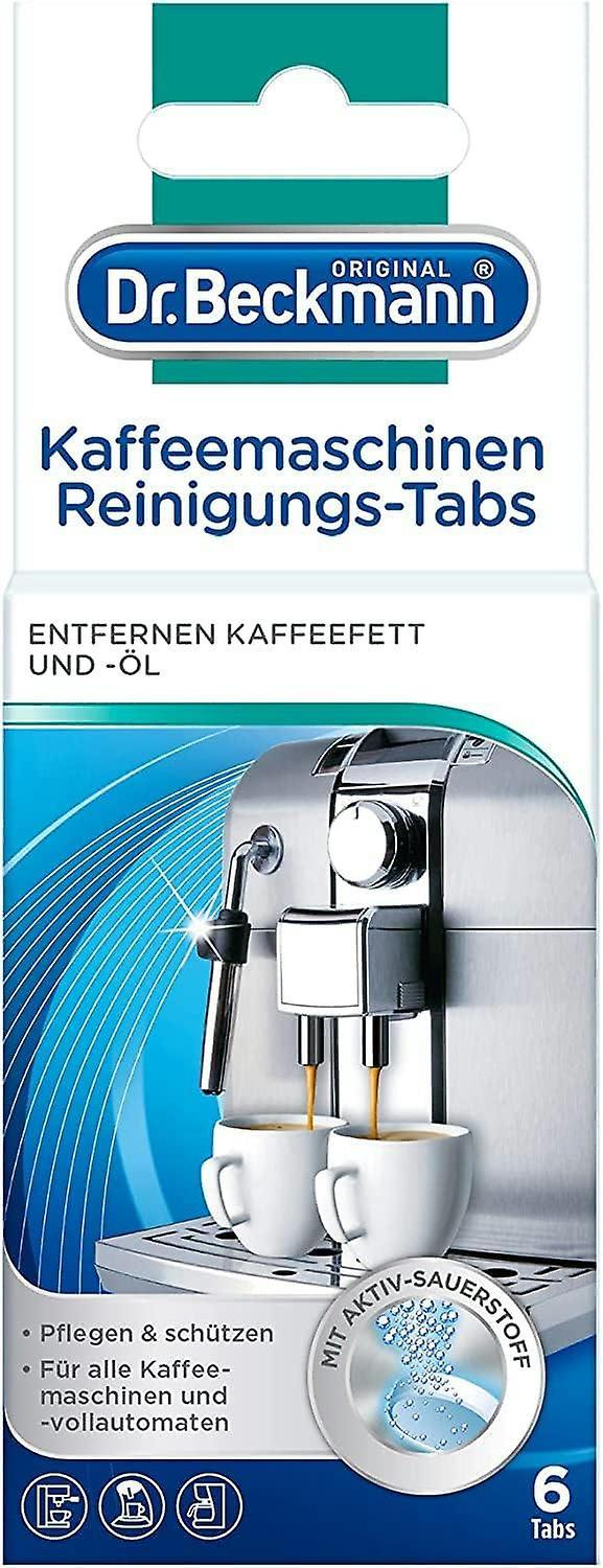 None Dr. Beckmann Kaffeemaschinen Reinigungs-Tabs | entfernen Kaffeefett und -l | mit Aktiv-Sauerstoff 1x 6 Tabs 6 Stueck 1er Pack on Productcaster.