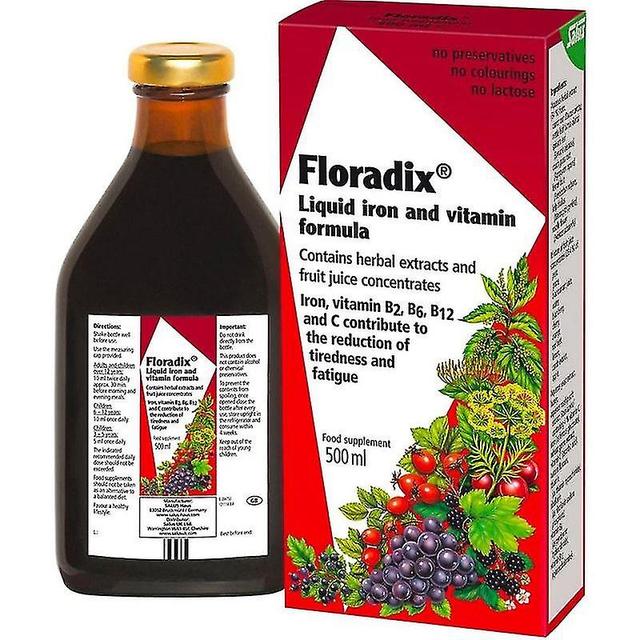 Floradix Liquid Iron Formula 500ml on Productcaster.