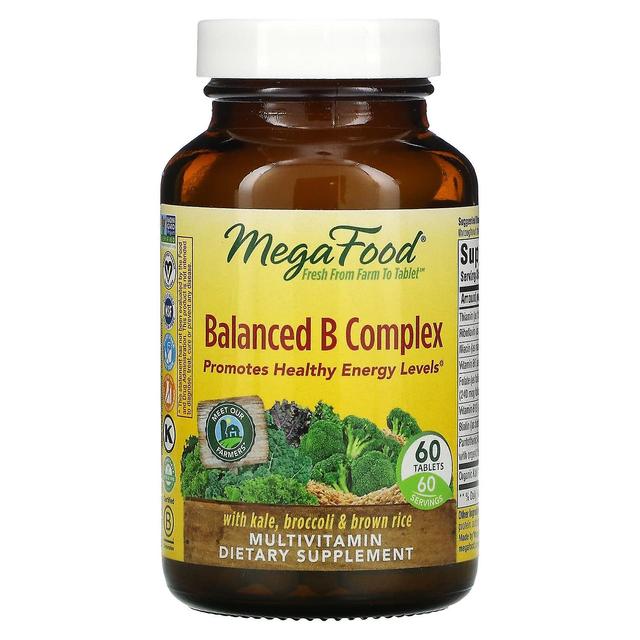 MegaFood, Balanced B Complex, 60 Tabletten on Productcaster.