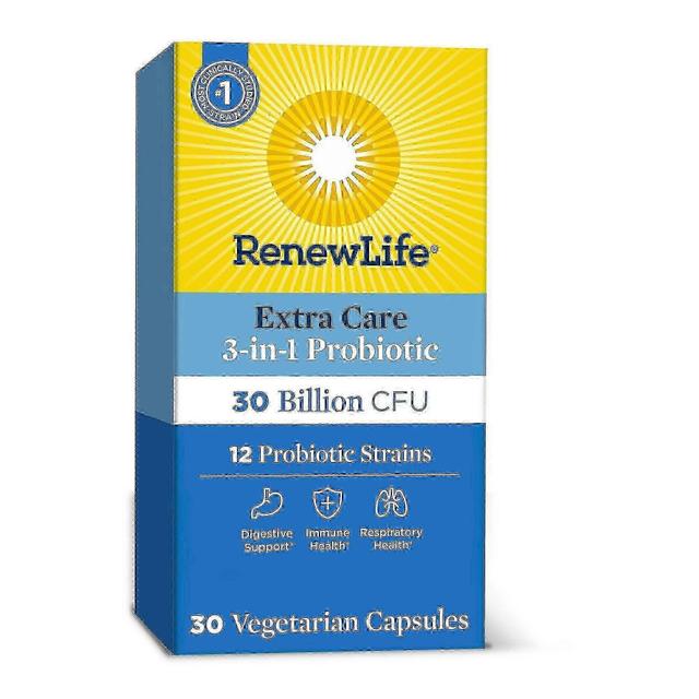 Renew Life Renovar a vida final flora probiótica extra cuidado cápsulas vegetarianas, 30 ea on Productcaster.