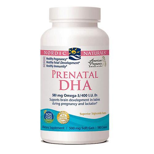 Nordic Naturals Prenatal DHA, 500 mg, 180 ct (opakowanie 2 szt.) on Productcaster.