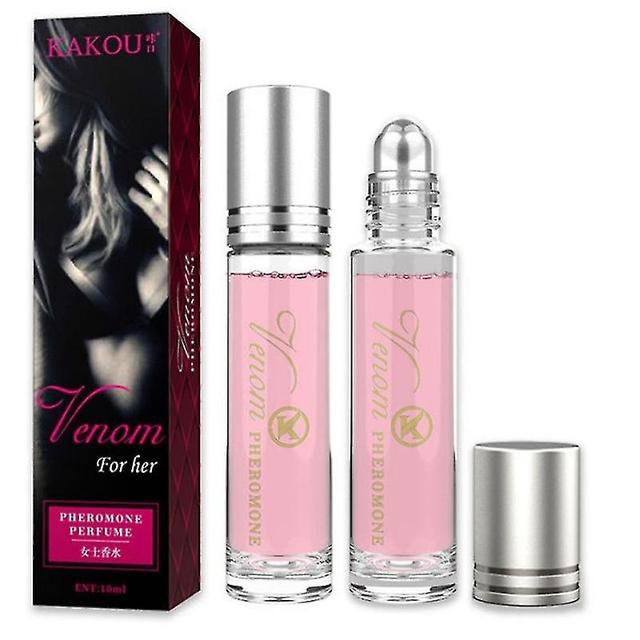 Hotime 2x Profumo Pheromone per Uomini Donne, Roll-on Pheromone Infused Essential Oil Perfume Colonia, Sexy Roller Pheromone on Productcaster.