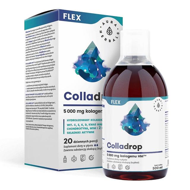 Aura Herbals colladrop flex-kollagen 5000 mg vätska 500 ml BI7720 on Productcaster.