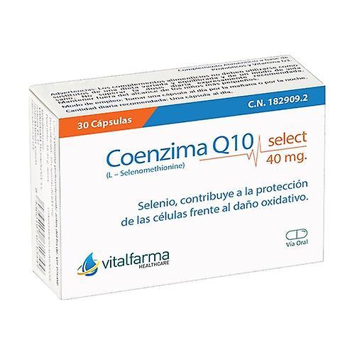 Vitalfarma Coenzyme Q10 Select 30 capsules of 100mg on Productcaster.