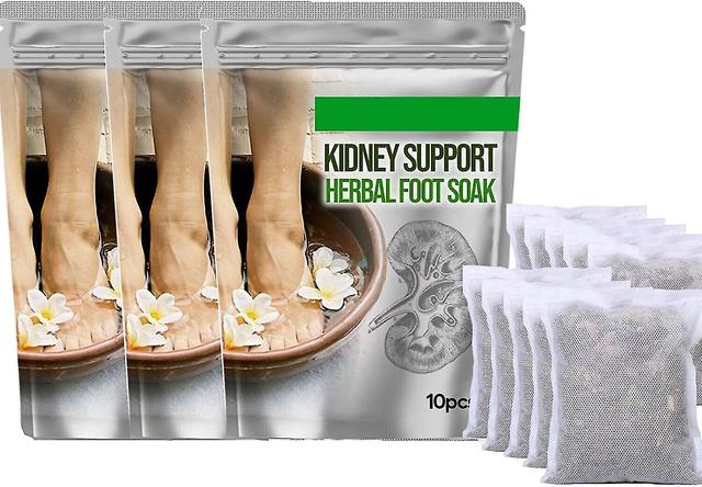 Kidney Support Herbal Foot Soak, Lymphatic Drainage Ginger Foot Soak 30pcs on Productcaster.