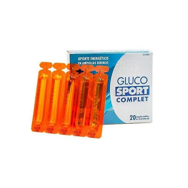 Boost your performance with faes farma gluco sport complet 20 drinking ampoules - 20 pack on Productcaster.