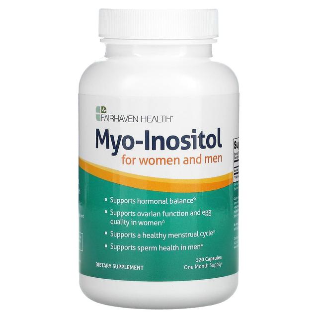 Fairhaven Health, Mio-Inositol, Para Mulheres e Homens, 120 Cápsulas on Productcaster.