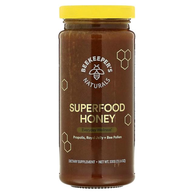 Beekeepers Naturals Biavlerens natur, Superfood honning, 11,6 oz (330 g) on Productcaster.