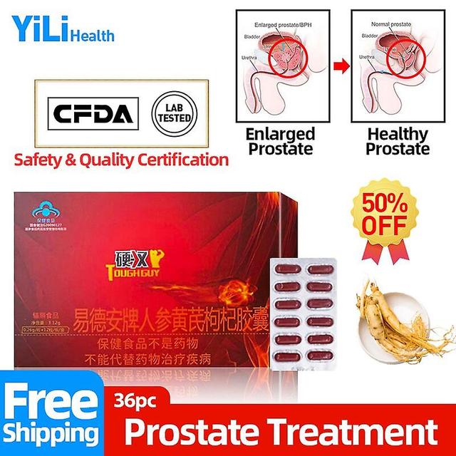 Coscelia Prostatitis Capsules Prostate Medicine Treatment Capsule Ginseng Supplement Prostate Enlarged Pain Cure Cfda Approve 260mg/pc 1box 12pc on Productcaster.