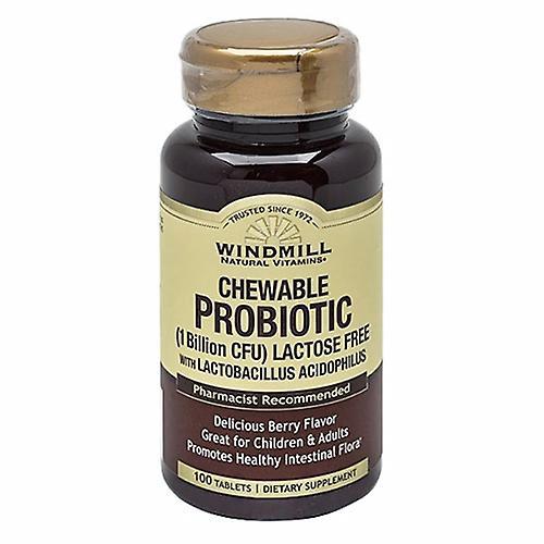 Windmill Health Probiotic Chewable, 100 Tabs (Pack of 3) on Productcaster.