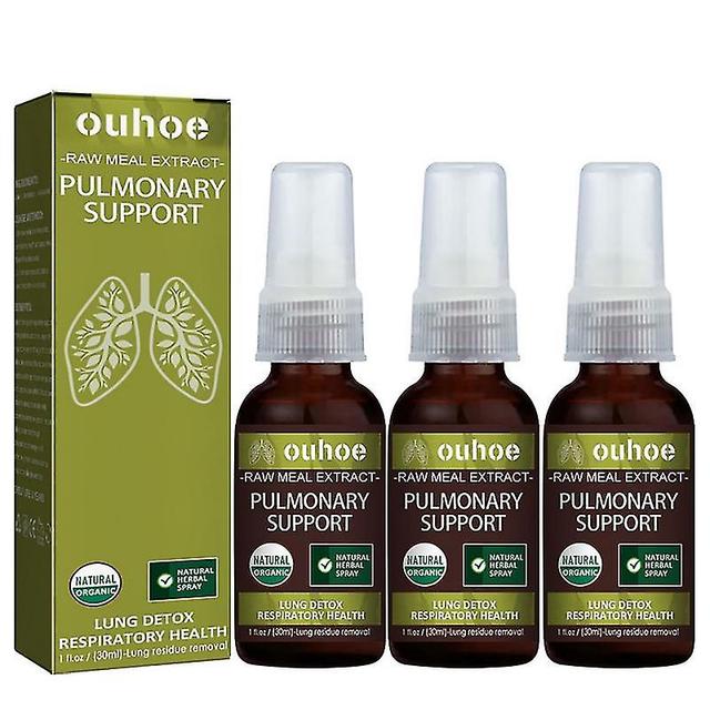 Ouhoe 3pcs Herbal Lung Health - Lung Cleanse & Detox For Respiratory Support on Productcaster.