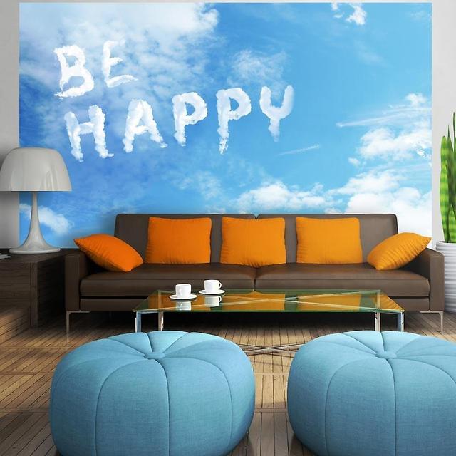 IlyDecor Wallpaper with lettering - Be happy 400x280 on Productcaster.