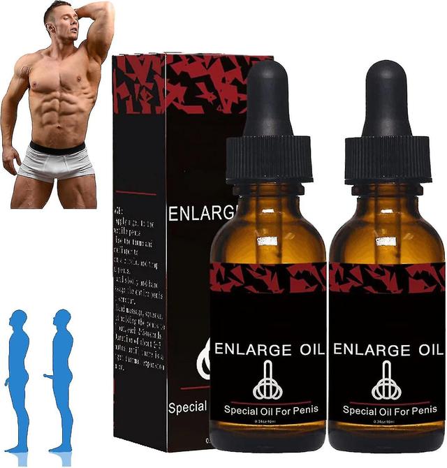 Titan Enlarge Oil, Enlarge Essential Oil For Men, Men Energy Massage Essential Oil For Sex, Thicking Lasting Enlarging Essential Oil-xdd 2pcs on Productcaster.