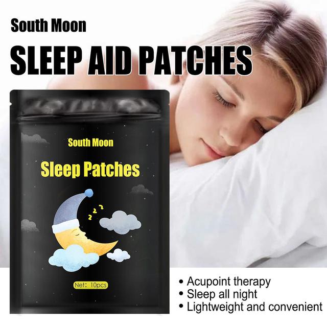 Sleep Stickers Good Night Help Sleep Fast Fall Asleep Pressure Relieve Acupoint Stimulation Patch Health Care 10pcs on Productcaster.