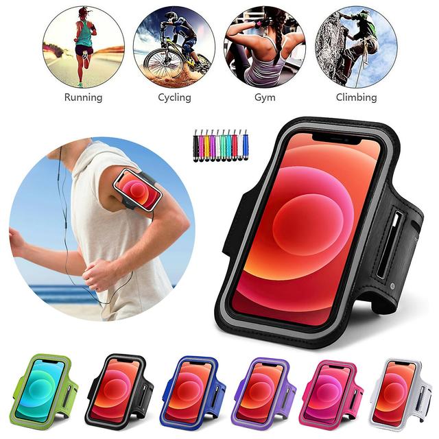 Stargadgets Iphone 14 Plus: Sport armband voor optimale training Zwart on Productcaster.